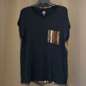 Bobeau Scoop neck tee